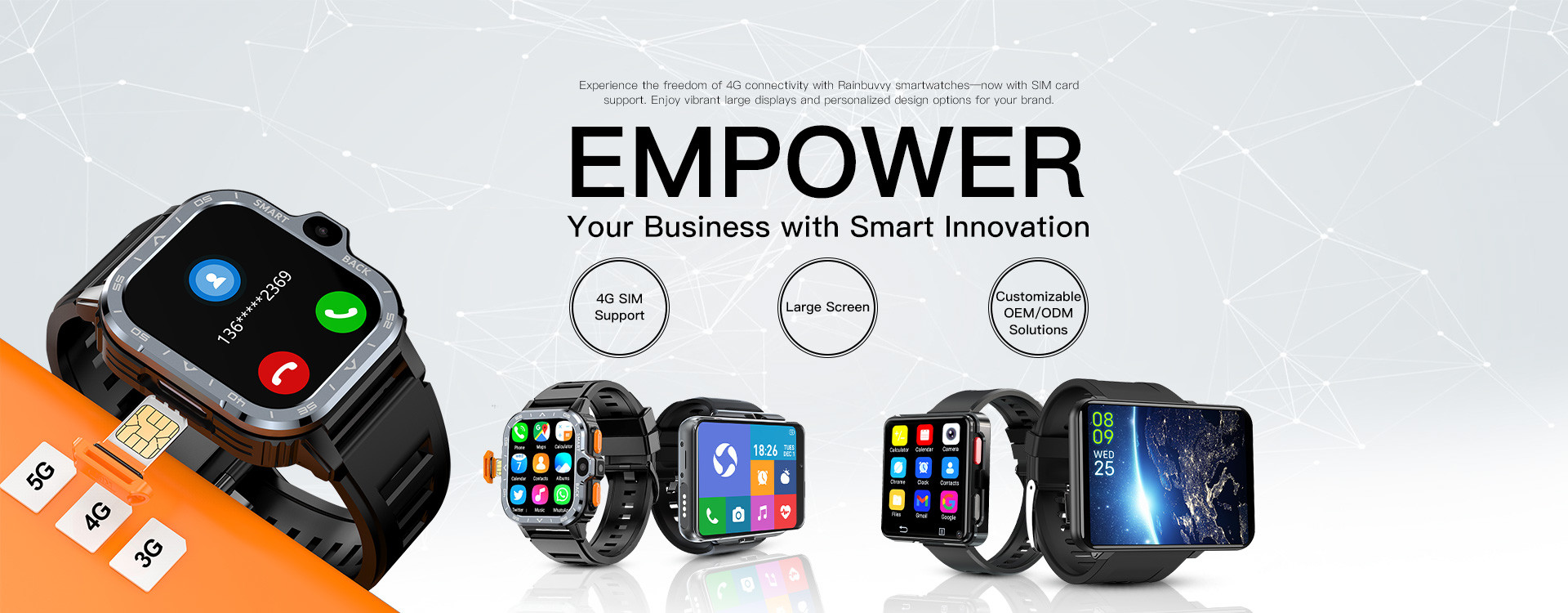 quality 4G 5G Smart Watch factory