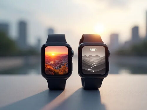 Letzter Firmenblog über AMOLED vs. MIP: Vergleich von Smartwatch-Displaytechnologien