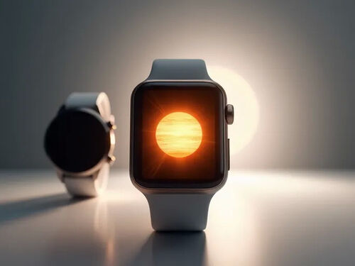 Último Blog da Empresa Sobre Smartwatches AMOLED acabam com o brilho da luz solar com telas avançadas