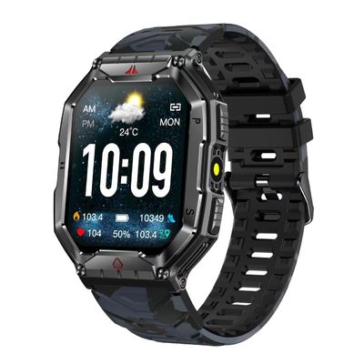 Harga yang bagus KR82 2.1 '' Olahraga Smart Watch Layar Besar Kompas Pemantau Detak Jantung senter on line