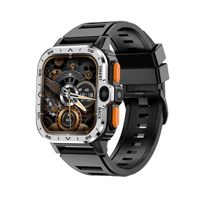 Harga yang bagus PGDWATCH 4+64GB Perak Android Square Fitness Watch HD Dual Camera NFC 4G on line
