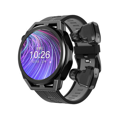 Bom preço. Fitness TWS Smart Watch Bluetooth Dual Headset Call 2 em 1 fones de ouvido E Smartwatch on-line