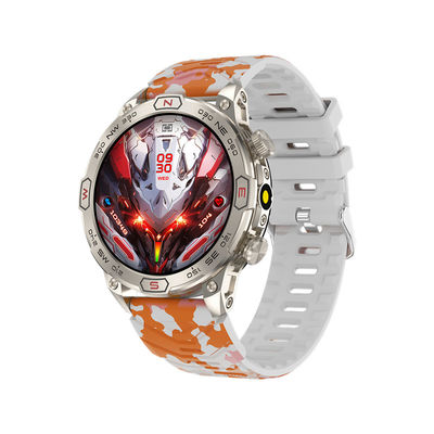 Bom preço. Relógio inteligente de forma redonda com assistente de voz AI Bluetooth chamada Altitude Pressão bússola e monitoramento de saúde on-line