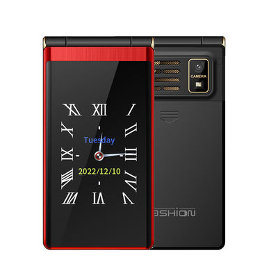 قیمت خوب Yeemi M1 GSM 2G 2.8 اینچ دو صفحه نمایش قابل تاشو تلفن FM Mp3 Mp4 Micro USB آنلاین