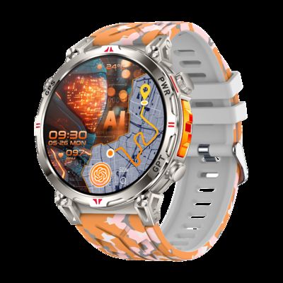 Goede prijs. KC93 Smartwatch GPS AMOLED 650Mah 3ATM Waterdicht Fitness tracking BT Bellen Professionele Sport online