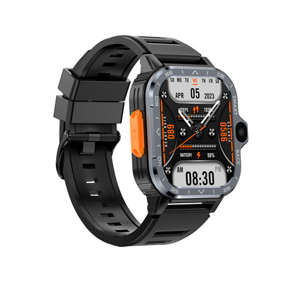 2.03''HD Vierkant scherm 4G Smart Watch V8.1 2+16GB Fitness Android OS Smart Watch