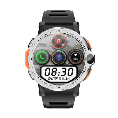 Harga yang bagus 4G 2+16GB 1.54 Inch Smart Watch HD Round Screen Android 8.1 OS Dual Camera 800mAh on line