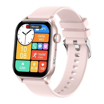 Monitorização de sono de forma quadrada Smart Watch de alta tecnologia com assistente de voz de IA