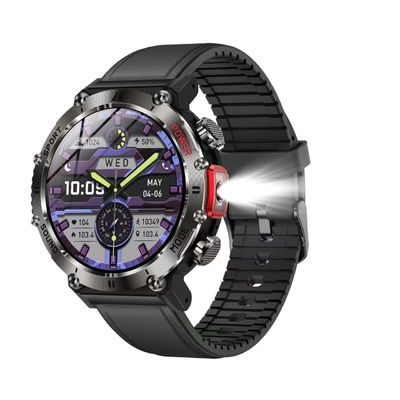 Good price AMOLED Round Shape Touch Screen Smart Watch With NFC Local Music TWS 400mAh Battery online