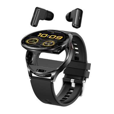 TWS سماعات Bluetooth الساعات الذكية التصميم الأنيق الشحن المغناطيسي سماعات TWS الساعات الذكية