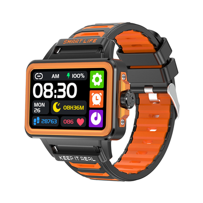 Ελαφρύ 40g ορθογώνιο σχήμα Smart Watch με 1,57 ιντσών οθόνη TFT HD
