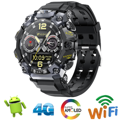 มัลติสปอร์ตโหมด 4G Smart Watch Outdoor น้ํากันน้ํา นาฬิกาสํารวจและฟิตเนส
