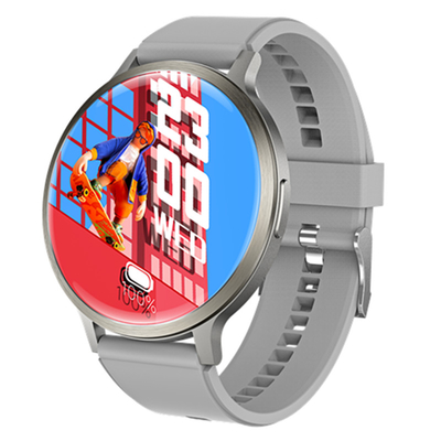 Un buon prezzo. Forma circolare Display AMOLED Smart Watch Sensore della frequenza cardiaca E tema personalizzabile in linea