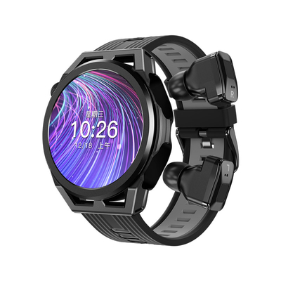 Un buen precio. Fitness TWS Smart Watch Bluetooth doble auricular llamada 2 en 1 auriculares y reloj inteligente en línea