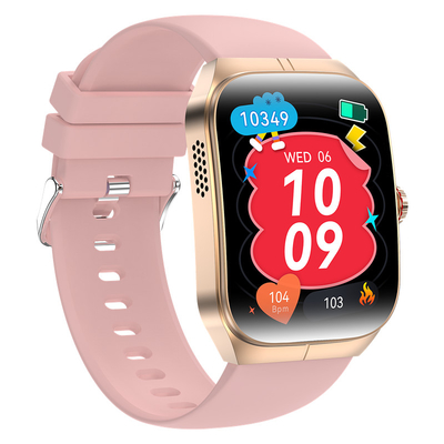 FitCloudPro مطابقت دارد شکل مربع ساعت هوشمند کنترل صدا بلوتوث تماس ساعت هوشمند