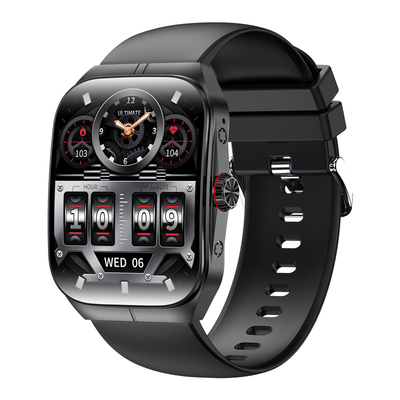 Στυλάτο Android Square Smartwatch με εκπαίδευση στην αναπνοή και έλεγχο μουσικής