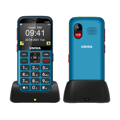 간편한 조작 노인 휴대전화 UNIWA V1000 2.31