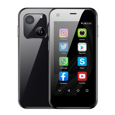 XS13 PRO Mini 3G Smart Phone met 2+16GB Android 9.0 2,5 inch Scherm Type-c Dual Card
