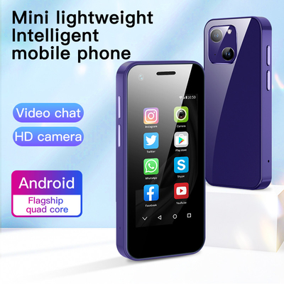 미니 3G 스마트 폰 XS13 PRO 2+16GB 안드로이드 9.0 2.5' 스크린 타입-c 듀얼 카드