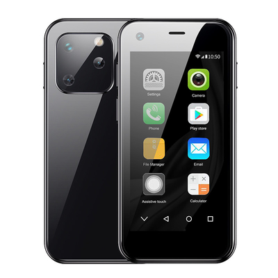 XS13 ميني الهاتف الذكي مزدوج البطاقة النقالة أندرويد 9.0 2 + 16GB 2.5 'عرض GPS WiFi بلوتوث MP3 / MP4