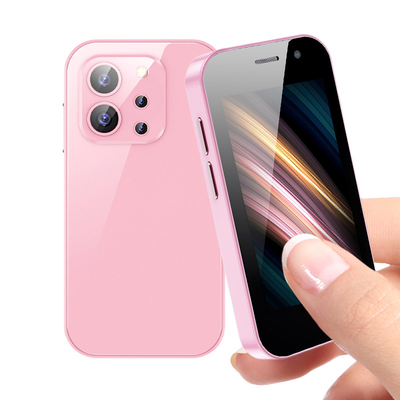 ID Wajah Tipe C Android Mini Smartphone 4G XS15 PRO Versi UE Mini Smartphone Kecil