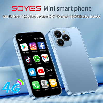 Ein guter Preis. 3+64GB Typ C Dual SIM Kleine 4G Mobiltelefone XS16 3.0' Android 10.0 Quad Core 2000mAh Online