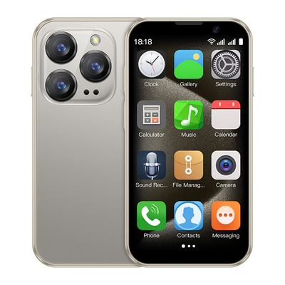 900mAh 3G มินิ โทรศัพท์จําใบหน้า 2GB + 16GB XS18 Pro 3G ใหม่