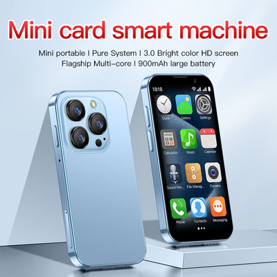 Estilo clássico XS18 Pro 3G 3.0'' Mini Phone 2+16GB Bluetooth 4.0 Reconhecimento facial Dual SIM