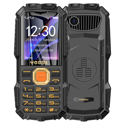 Telefone com tela de 1,77 polegadas, câmera de 8W e bateria de 2400mAh