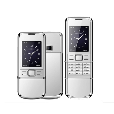 جدید کلاسیک 8800 2G GSM دو سیم کارت بلوتوث اسلایدر تلفن همراه 2.4inch صفحه نمایش
