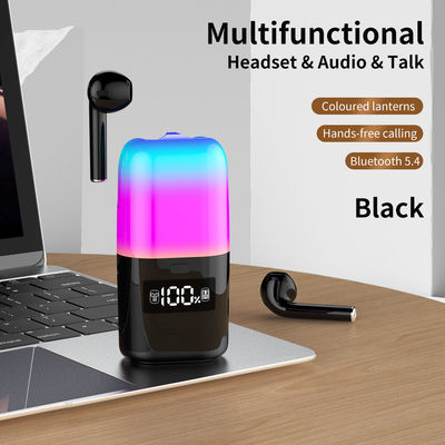 Bom preço. 500mAH Bateria Capacidade TWS Earphone Bluetooth5.0 alto-falante com luz LED e 3 dias de uso Tempo de música Player on-line