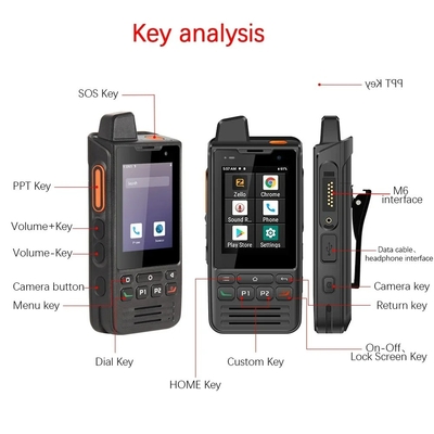 Harga yang bagus Uniwa F60 Zello Walkie Talkie IP68 Smartphone Android 9 2.8 '' 1+8GB FM Radio 5300mAh 4G PTT GPS on line