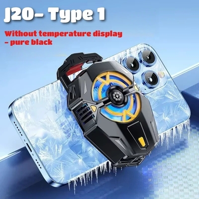 J20 모바일 폰 냉각기 IOS 안드로이드 3 속도 온도 제어 및 TEC 칩