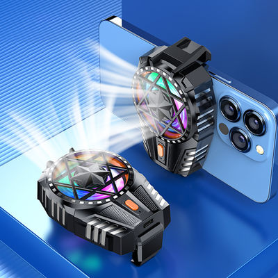 Good price Mobile Phone Air Cooler for iPhone Samsung X112 300mah Rechargeable with RGB Light online