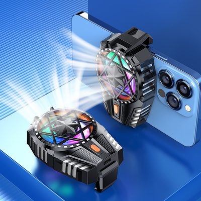 Ein guter Preis. Mobiltelefon-Luftkühler für iPhone Samsung X112 300mah Wiederaufladbar mit RGB-Licht Online