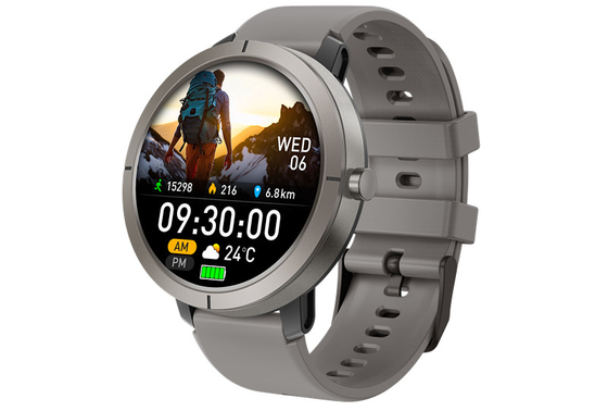 สมาร์ทวอทช์ Straps Liquid Silicone Military Bluetooth Call พร้อม GPS กันน้ำ 5ATM และเข็มทิศ GNSS แบบ Dual-band ในตัว