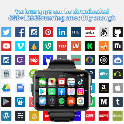 Goede prijs. VP999 Smart Watch 6 128GB geheugen Hartslag Ondersteuning Android OS 1500 mAh Batterij Video 4G WiFi GPS APP Dual Camera online