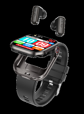 Bom preço. T99 2 em 1 Smartwatch Fones de ouvido TWS sem fio 2,02 polegadas IPS Chamada Bluetooth IP67 à prova d'água 300mAh on-line