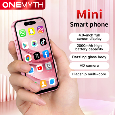 Хорошая цена. M17 Pro Mini Смартфон 4G Dual SIM 4.0'' HD Полный экран 2000mAh 2GB+16GB Android 12 Play Store онлайн