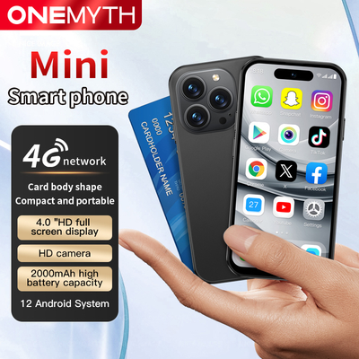 Goede prijs. 4G Dual SIM 4.0'' HD Volledig Scherm 2000mAh 2GB+16GB Android 12 M17 Pro Mini Smartphone online