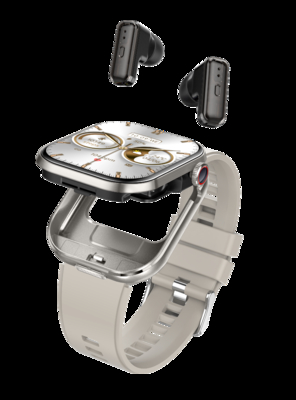 Smartwatch T99 TWS sem fio 2,02 polegadas IPS 320x385 BT5.0 Chamada Bluetooth IP67 à prova d'água 300mAh