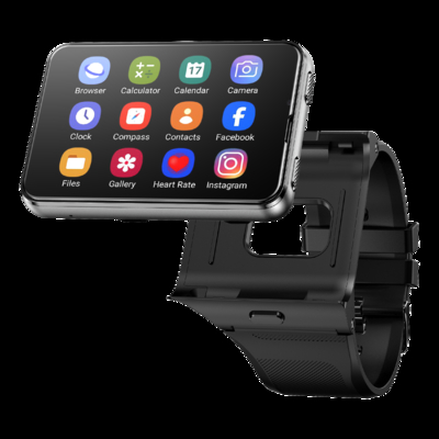 Goede prijs. Nieuwe S999 4G Smartwatch Android 11 OS MTK6761 2.0+8.0MP Dubbele Camera 4+64GB BT GPS WiFi Telefoongesprek online