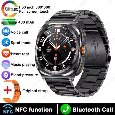 Multi-Functional 2 In 1 Smart Watch and Wireless Earbuds Screen Heart Rate and Blood Pressure