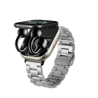 Goede prijs. TWS 2 in 1 draadloos Bluetooth Call D12 Headset Muziek Afspelen Sport Fitness Tracker Smartwatch online