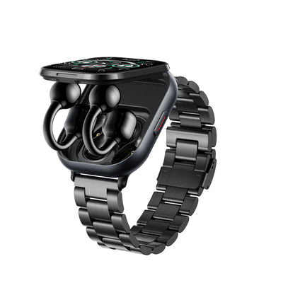 Dobra cena. TWS 2 w 1 bezprzewodowy Bluetooth D12 odtwarzanie muzyki Sport Fitness Tracker słuchawki Smartwatch w Internecie