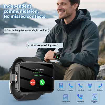 Bom preço. Relógio Inteligente 4G 5G Equipado com Tela AMOLED de 2,4 polegadas, Câmeras Duplas de 500W, Bateria de 1500mAh on-line