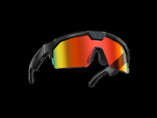 Un bon prix. Les lunettes intelligentes AI combinent du matériau de cadre ABS PC, des microphones doubles et la technologie Bluetooth V53 en ligne